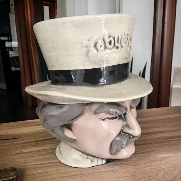 Vintage Toby Jug Unique Boy on Handle Collectible Character Mug Japan Retro Find - Picture 3 of 7